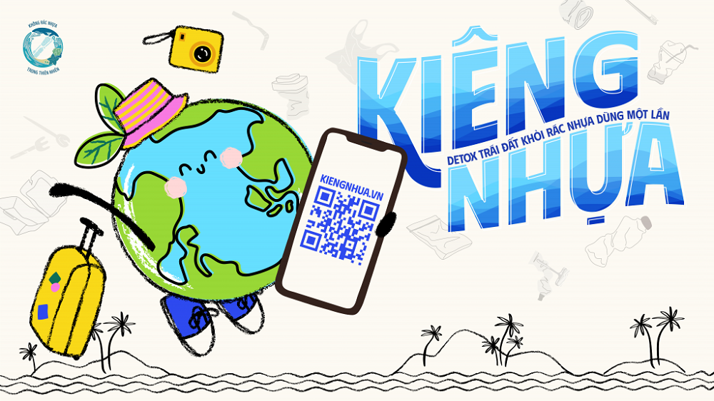 Detox Trai dat khoi rac nhua dung 1 lan