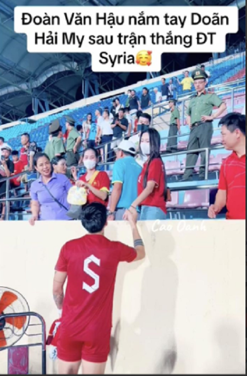 Đoàn Văn Hậu có hành động bất ngờ với Doãn Hải My - Hình 2 Doan Van Hau co hanh dong bat ngo voi Doan Hai My-Hinh-2
