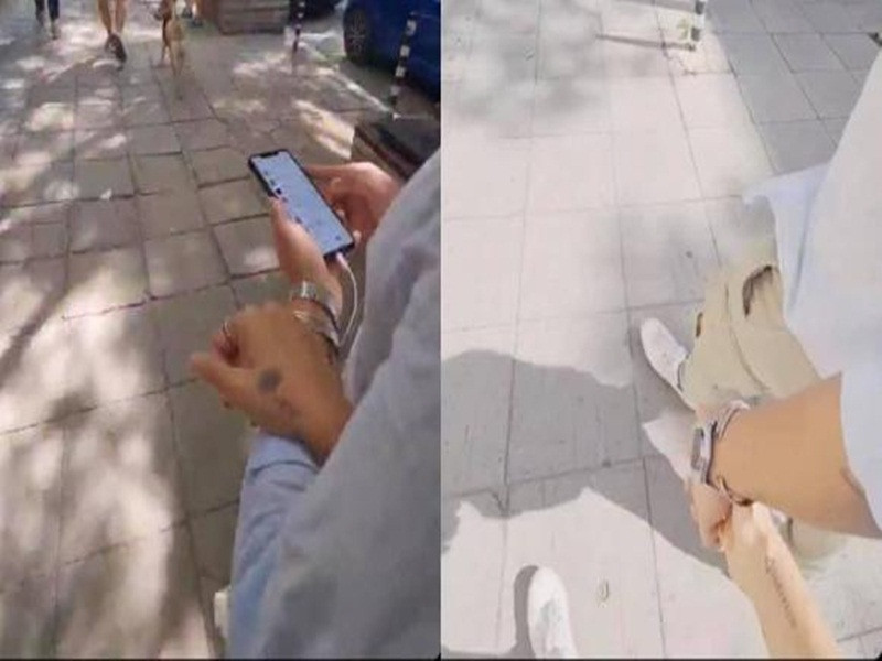 Khi sang trời Tây, cặp đôi vẫn dính như sam. Cả hai thường lái xe đến một góc phố để đi dạo, uống cafe và ăn bánh ngọt.