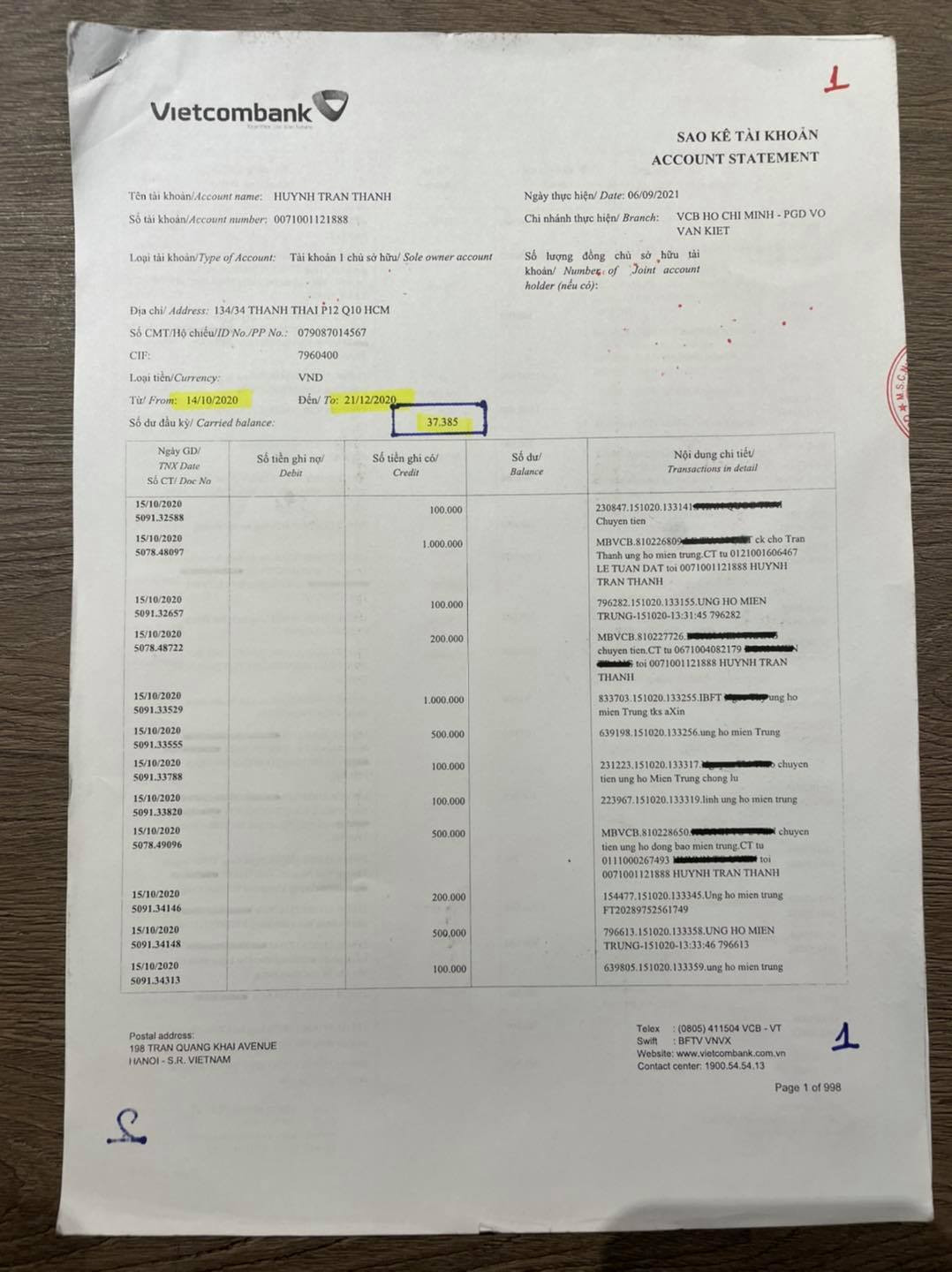 MC Tran Thanh cong khai chi tiet sao ke tu thien-Hinh-3