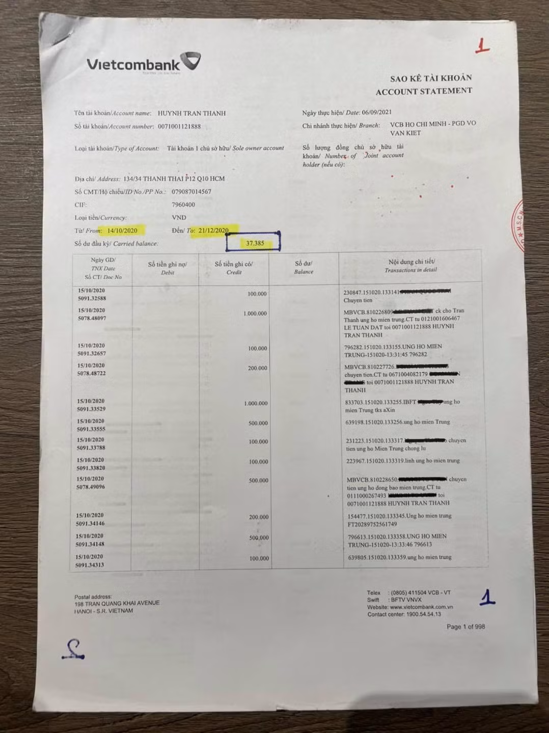 MC Tran Thanh cong khai chi tiet sao ke tu thien-Hinh-3