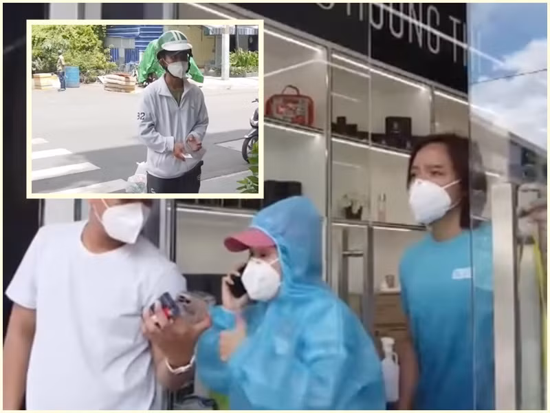 Ngoài thực phẩm thiết yếu, Việt Hương còn hỗ trợ cho bà con nghèo bình oxy miễn phí. Có những đêm, vợ chồng cô còn đích thân đi giao oxy.