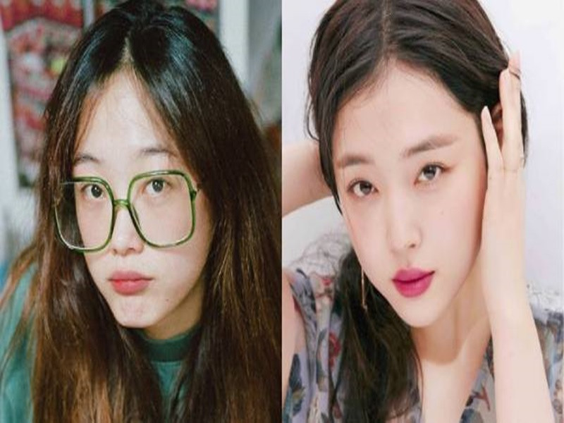 Lee Yoo Mi hao hao Sulli từ ánh mắt, nụ cười rạng rỡ.