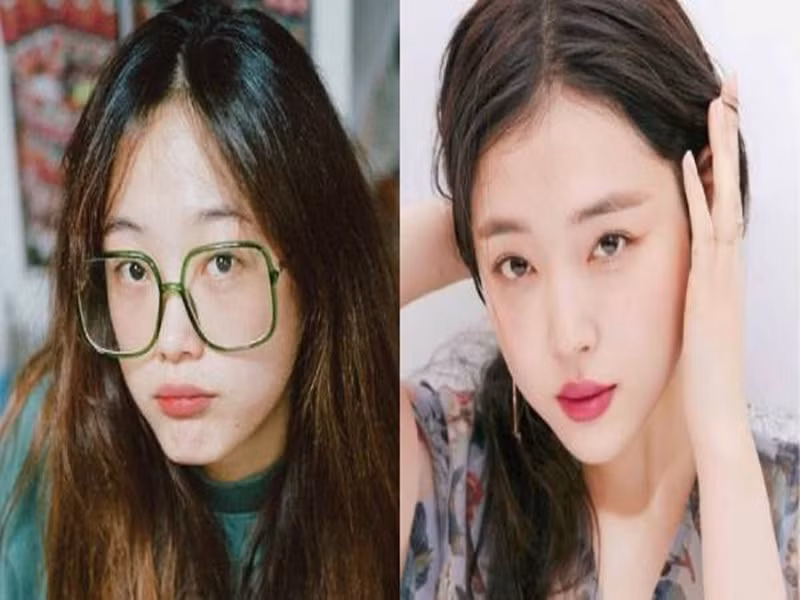 Lee Yoo Mi hao hao Sulli từ ánh mắt, nụ cười rạng rỡ.