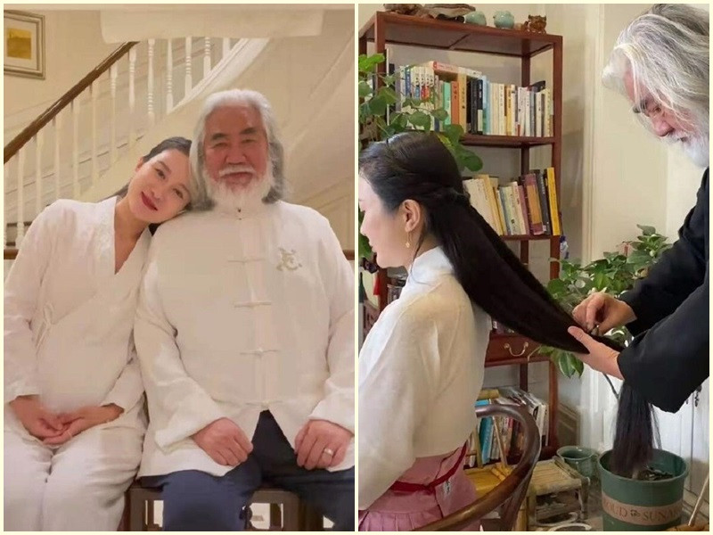 Trương Kỷ Trung và vợ hai chính thức về chung nhà từ tháng 3/2017 nhưng đến năm 2020 nam đạo diễn mới xác nhận thông tin tái hôn. Ảnh: Giao thông