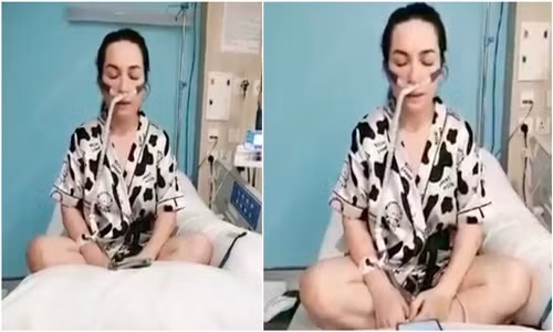 Phi Nhung hat tren giuong benh truoc khi qua doi-Hinh-2