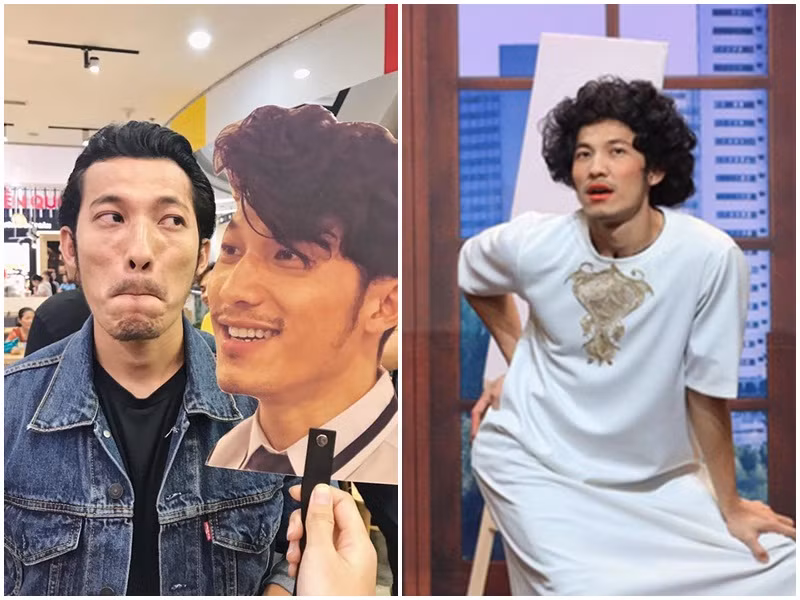 Khi giả gái, Liên Bỉnh Phát trông xấu lạ.