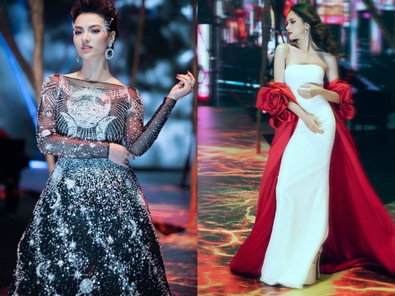 Hồng Quế từng tố một chân dài tới trễ show của NTK Đỗ Long. Nhiều người tinh ý nhận ra, Hồng Quế ám chỉ Hương Giang Idol. Tuy nhiên, NTK Đỗ Long khẳng định Hương Giang đến đúng giờ. Từ chỉ trích, Hồng Quế chuyển ngay sang hối lỗi, thậm chí tỏ ra rất ngưỡng mộ Hương Giang. Ảnh: Vietnamnet