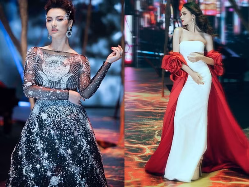 Hồng Quế từng tố một chân dài tới trễ show của NTK Đỗ Long. Nhiều người tinh ý nhận ra, Hồng Quế ám chỉ Hương Giang Idol. Tuy nhiên, NTK Đỗ Long khẳng định Hương Giang đến đúng giờ. Từ chỉ trích, Hồng Quế chuyển ngay sang hối lỗi, thậm chí tỏ ra rất ngưỡng mộ Hương Giang. Ảnh: Vietnamnet