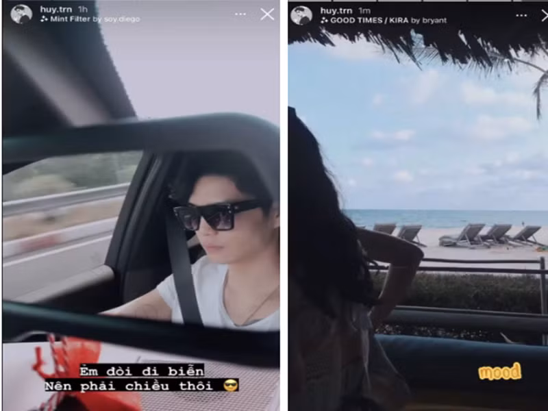 Khi Ngô Thanh Vân muốn đi biển, Huy Trần lập tức chiều lòng nửa kia.