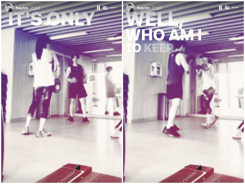 Huy Trần không ngại dậy sớm tập thể dục cùng Ngô Thanh Vân.