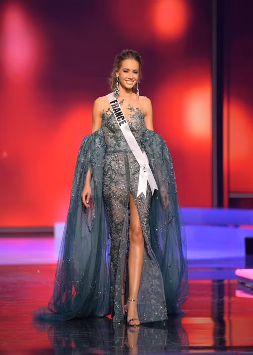 Hoa hậu Hoàn vũ Pháp - Amandine Petit cũng được lựa chọn vào top 20.