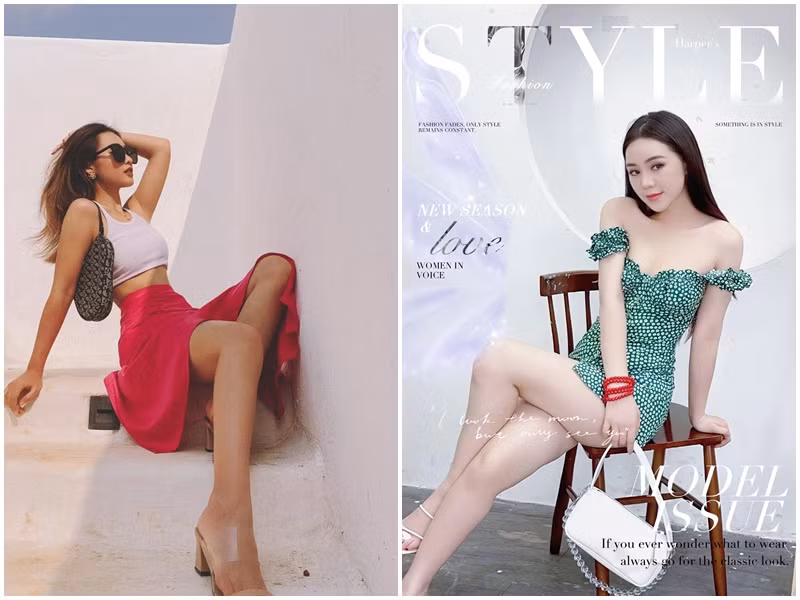 Hai bạn gái màn ảnh của Thanh Sơn không kém cạnh nhau về sắc vóc.