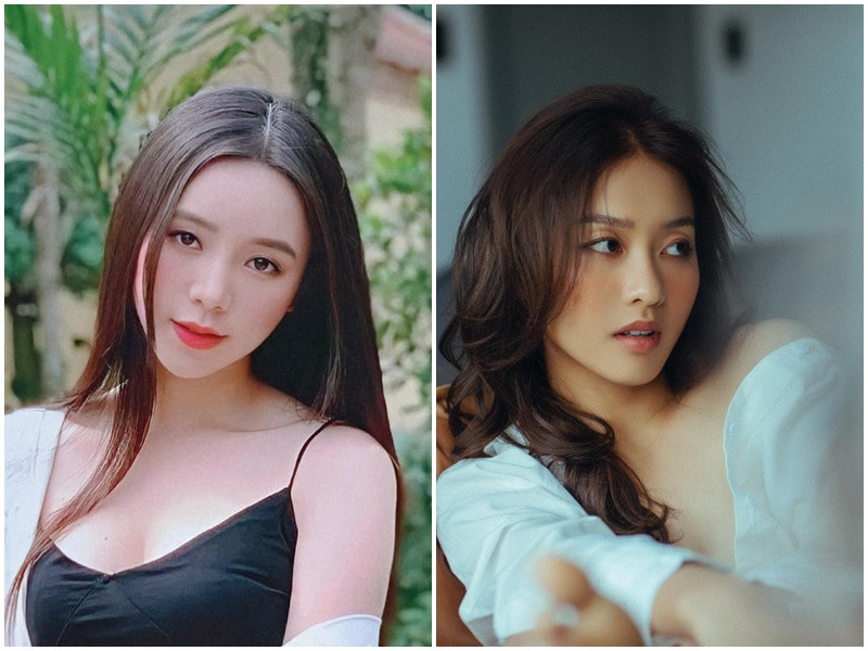 Quỳnh Kool và Khả Ngân đều theo đuổi phong cách gợi cảm.
