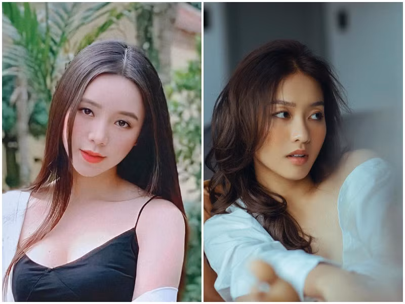 Quỳnh Kool và Khả Ngân đều theo đuổi phong cách gợi cảm.