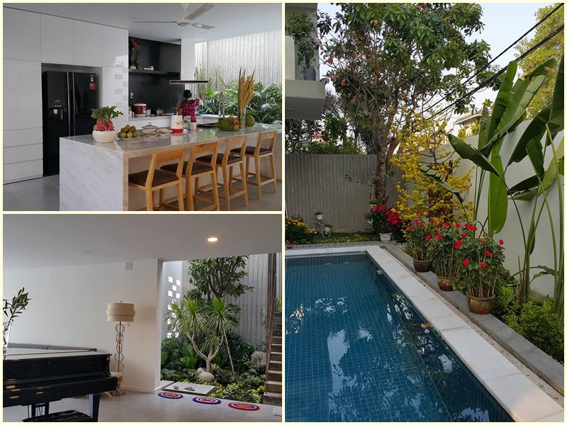 Mẫu thân của Hồ Ngọc Hà đang sống cùng chồng và con cháu tại căn biệt thự trắng, đầy đủ tiện nghi tại trung tâm TP.HCM. Ảnh: Khám phá