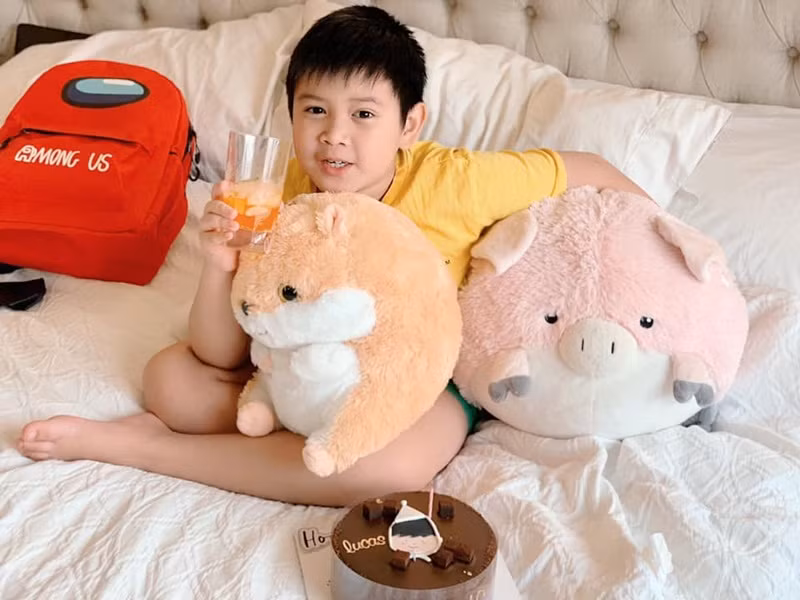 Quỳnh Chi tâm sự, nhìn con lớn là một cảm giác rất kì lạ.