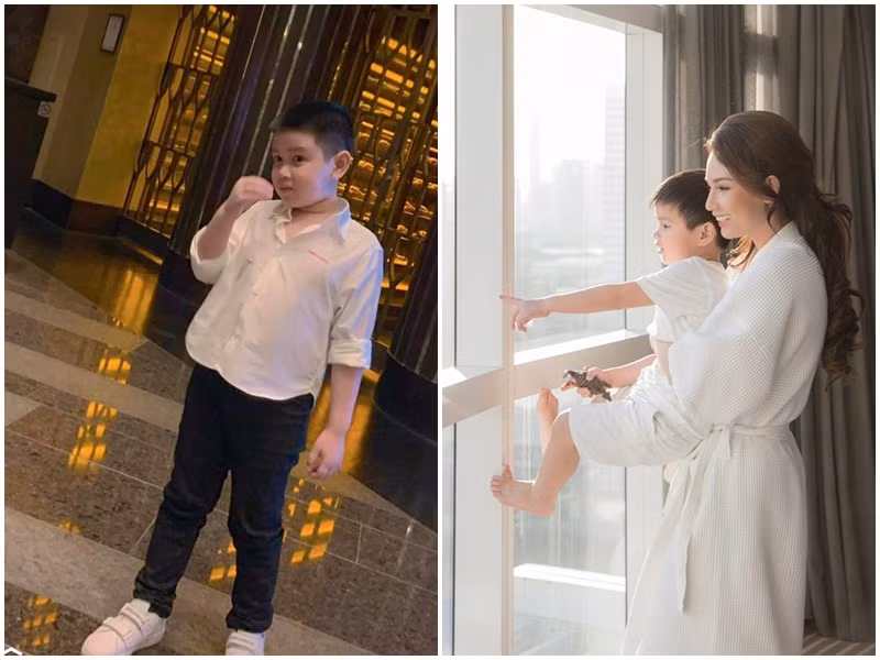 Con trai lon phong phao cua MC Quynh Chi va chong cu Van Chuong