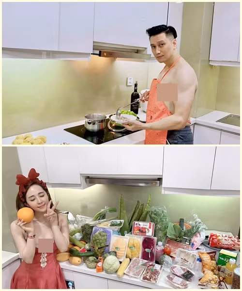 Viet Anh vao bep khoe body tra hinh, lo chuyen song chung Quynh Nga?-Hinh-2