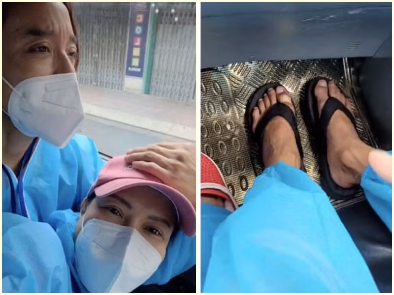 Chong Viet Huong bi thuong o chan, con su co nao khi tu thien?