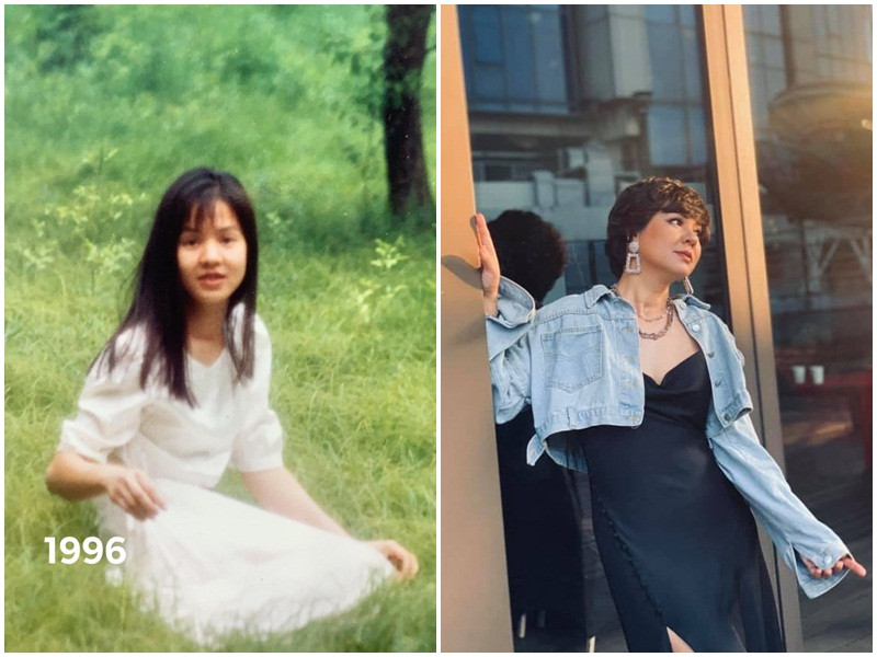 Ngay từ thời thanh xuân, MC Diễm Quỳnh đã sở hữu nhan sắc xinh đẹp.