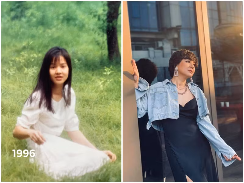 Ngay từ thời thanh xuân, MC Diễm Quỳnh đã sở hữu nhan sắc xinh đẹp.