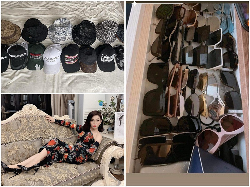 Kho đồ hiệu xa xỉ của Lệ Quyên là niềm mơ ước của nhiều nghệ sĩ.