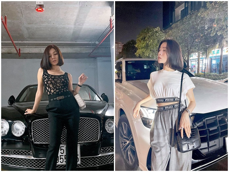 Ngoài ở biệt thự, Lệ Quyên còn đi xe hơi tiền tỷ. Hồi cuối năm 2020, nữ ca sĩ tậu xe có ngoại thất màu trắng giá 5 tỷ.