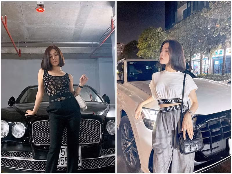 Ngoài ở biệt thự, Lệ Quyên còn đi xe hơi tiền tỷ. Hồi cuối năm 2020, nữ ca sĩ tậu xe có ngoại thất màu trắng giá 5 tỷ.