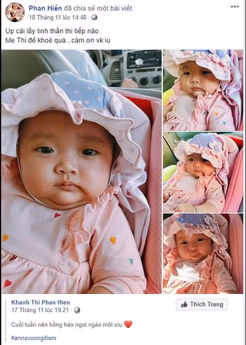 Phan Hiển khéo nịnh Khánh Thi. Anh từng chia sẻ hình ảnh con gái khen vợ khéo sinh con. Khi Khánh Thi than thở già đi vài tuổi, Phan Hiển lập tức an ủi vợ: "Vẫn xinh hơn anh" hay "Em có thế nào thì vẫn là vợ anh, vẫn là người anh yêu".