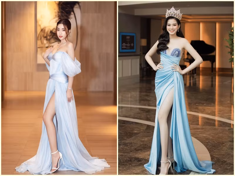 Đỗ Thị Hà là một trong những mỹ nhân Việt có đôi chân nuột nà đáng mơ ước. Còn Đỗ Mỹ Linh có lợi thế làn da đẹp, vòng một gợi cảm.