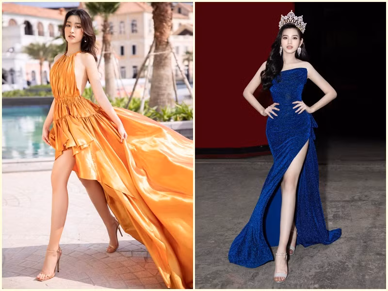 Đỗ Mỹ Linh và Đỗ Thị Hà đều lựa chọn trang phục không quá hở bạo.