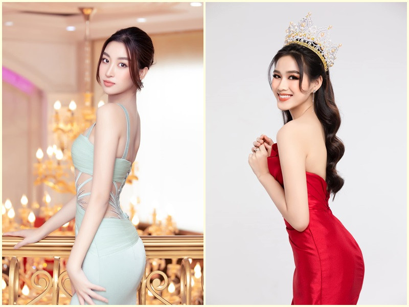 Mỹ Linh sinh năm 1996, hơn Đỗ Thị Hà 5 tuổi. Cả hai xinh đẹp, gợi cảm không kém cạnh nhau.