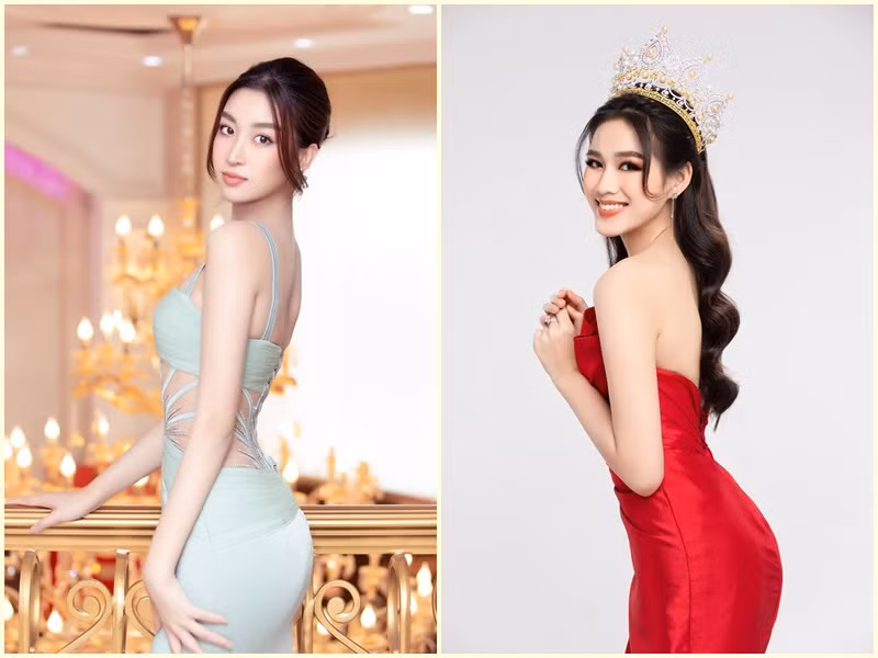 Mỹ Linh sinh năm 1996, hơn Đỗ Thị Hà 5 tuổi. Cả hai xinh đẹp, gợi cảm không kém cạnh nhau.