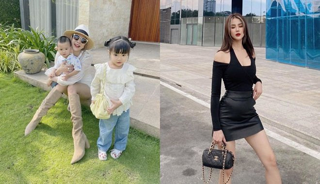 Giờ đây, sau 2 lần sinh nở Diệp Lâm Anh đã nhanh chóng lấy lại vóc dáng thon gọn không thua gì thời son rỗi. Cô xứng danh "mẹ bỉm sữa đẹp nhất Vbiz". Trước đó khi còn bầu bí cô cũng được khen là "mẹ bầu đẹp nhất showbiz Việt". 