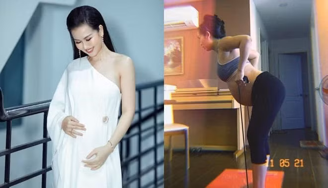 Hiện tại, nữ ca sĩ Võ Hạ Trâm đã vượt cạn được hơn 1 tháng, trộm vía cả cô và con gái đều vô cùng khỏe mạnh. Đặc biệt, sao Việt này về dáng rất nhanh, điều này có được cũng nhờ vào việc tập luyện thể thao đúng cách. 