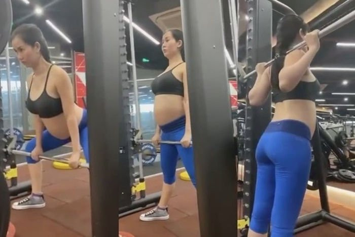 Vào thời điểm còn đang bầu bí bé Moon, Võ Hạ Trâm cũng kiên trì tập gym để nâng cao sức khỏe và chọn các bài phù hợp với mẹ bầu. Cô cho biết việc tập gym với cường độ nhẹ sẽ giúp máu lưu thông, giảm stress và giảm cả nguy cơ tăng cân: Các mẹ có thể chọn yoga cho nhẹ nhàng hơn miễn sao trong thời gian thai kỳ chúng ta có tập thể dục thể thao thì sẽ tốt cho mẹ và bé". 
