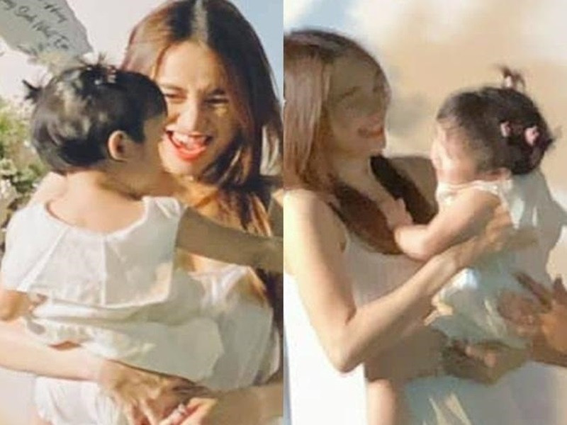 Nhã Phương cũng chia sẻ những khoảnh khắc vui vẻ bên con gái nhỏ.