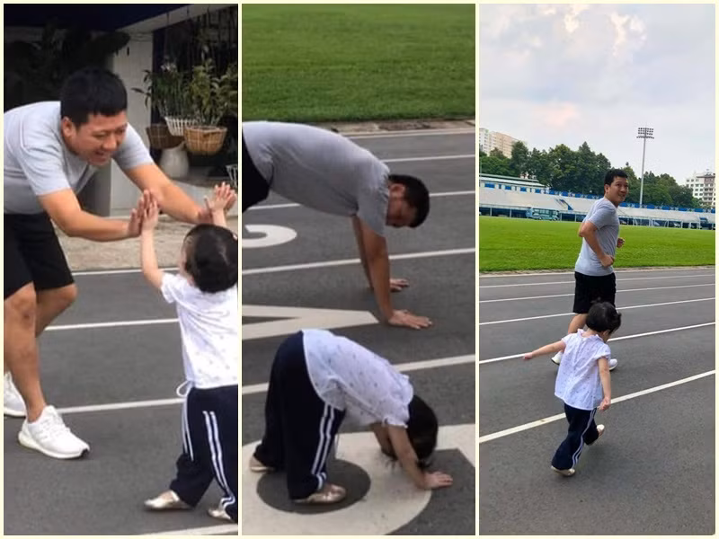 Trường Giang cưng con gái như trứng mỏng. Anh dành nhiều thời gian để chăm lo cho con gái tốt nhất.