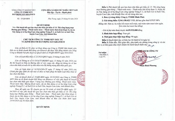Khánh Hòa: Cty Minh Phát có trúng gói thầu gần 6,9 tỷ tại Diên Khánh? - Hình 3 Khanh Hoa: Cty Minh Phat co trung goi thau gan 6,9 ty tai Dien Khanh?-Hinh-3