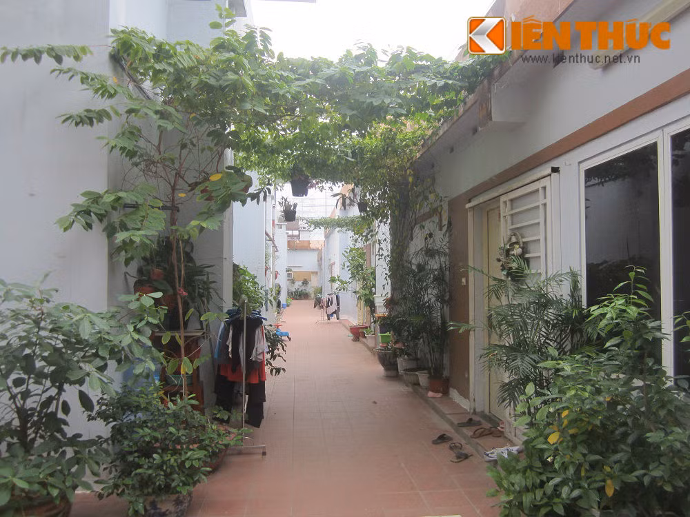 Khu vực hành lang của các căn hộ này khá rộng rãi, thoáng mát.