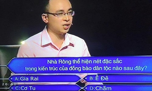 Tranh cai dung sai cau hoi ve nha Rong trong “Ai la trieu phu“