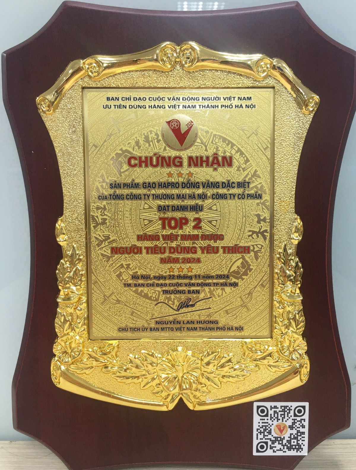 GAO HAPRO DONG THAP nhieu nam duoc vinh danh-Hinh-2