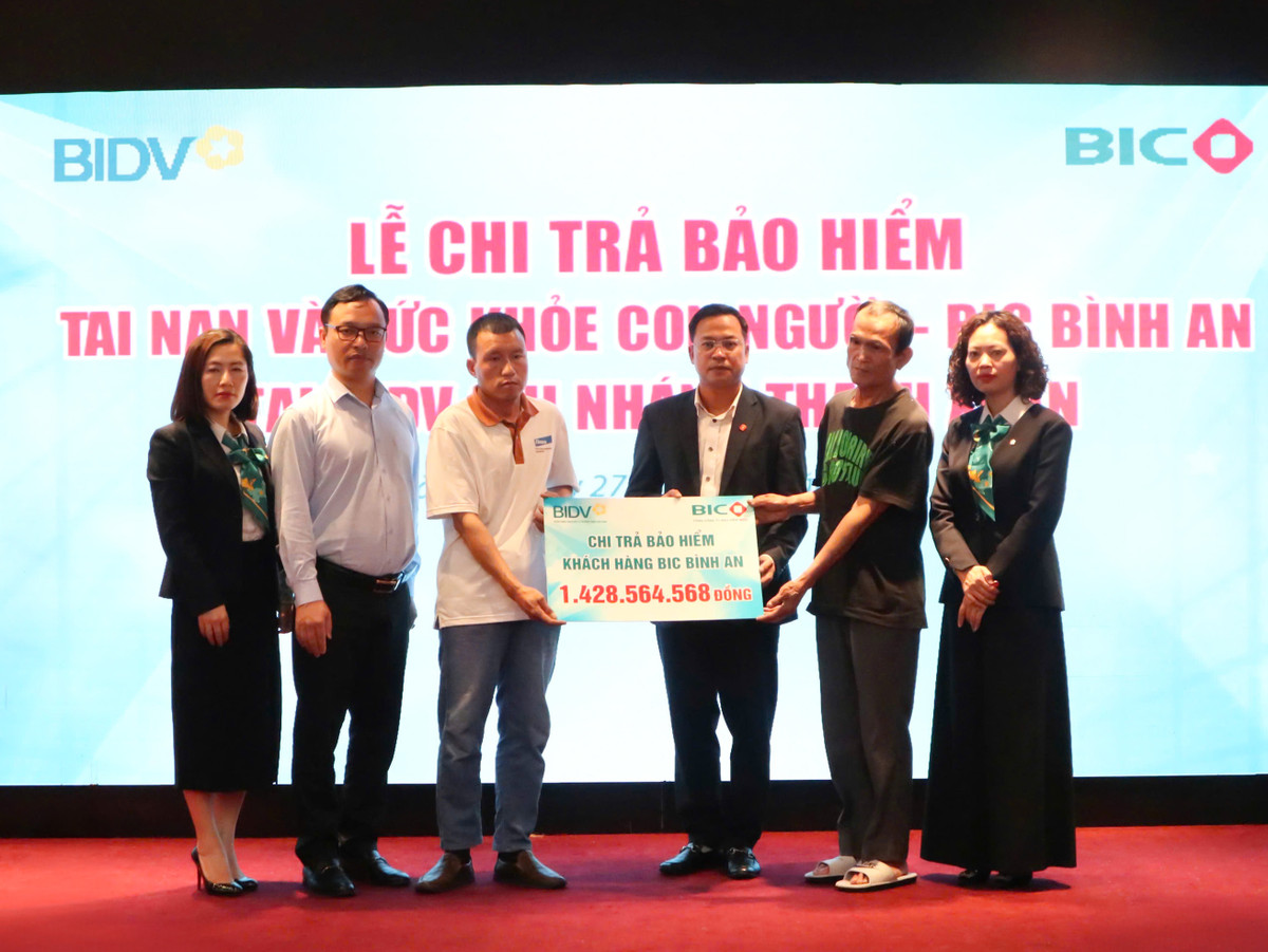 BIC chi trả hơn 1,4 tỷ đồng quyền lợi bảo hiểm BIC BIC chi tra hon 1,4 ty dong quyen loi bao hiem BIC