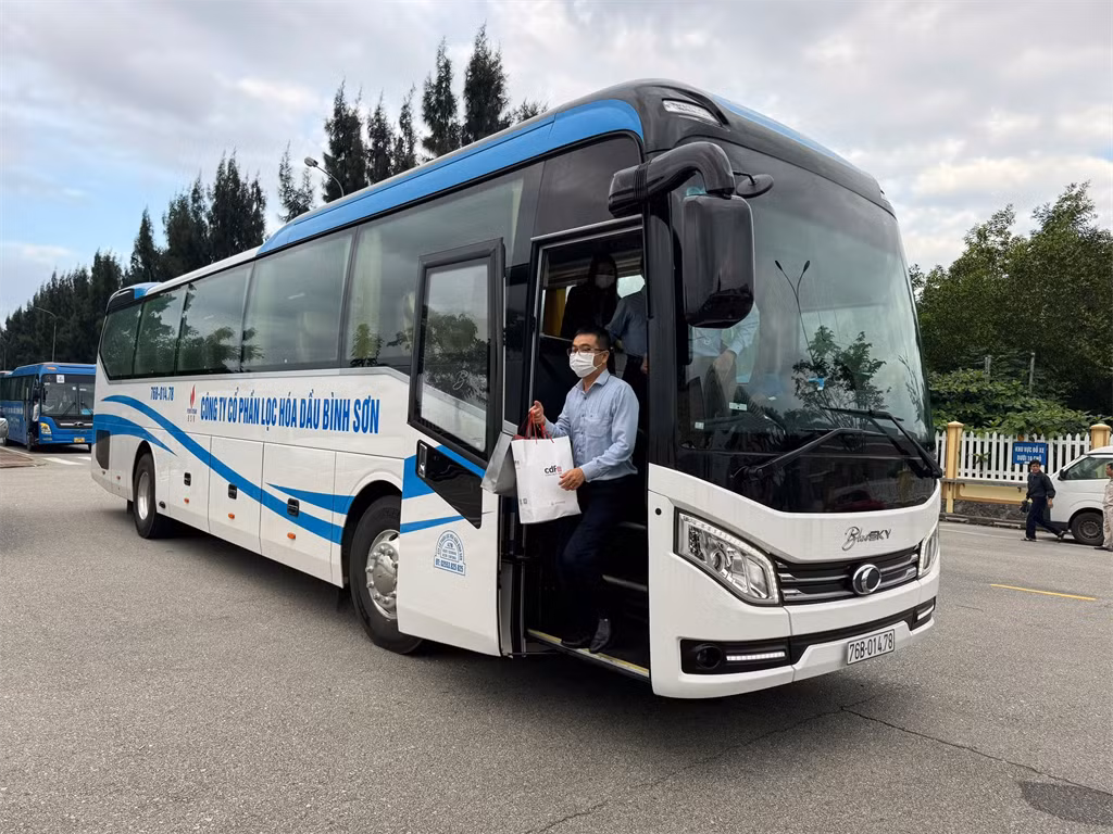 BSR vận hành xe đưa đón CBCNV BSR van hanh xe dua don CBCNV