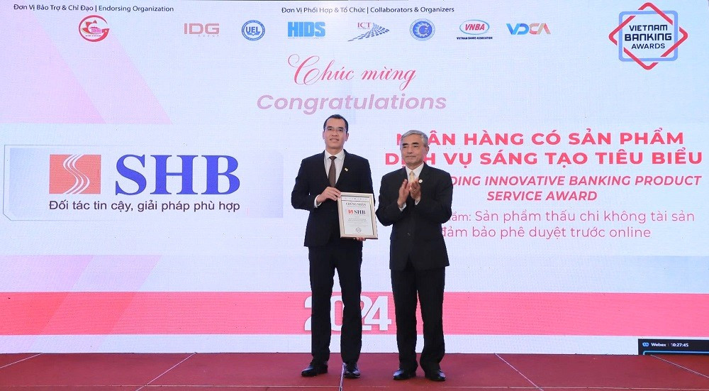 SHB duoc vinh danh la “Ngan hang co san pham dich vu sang tao tieu bieu”-Hinh-2