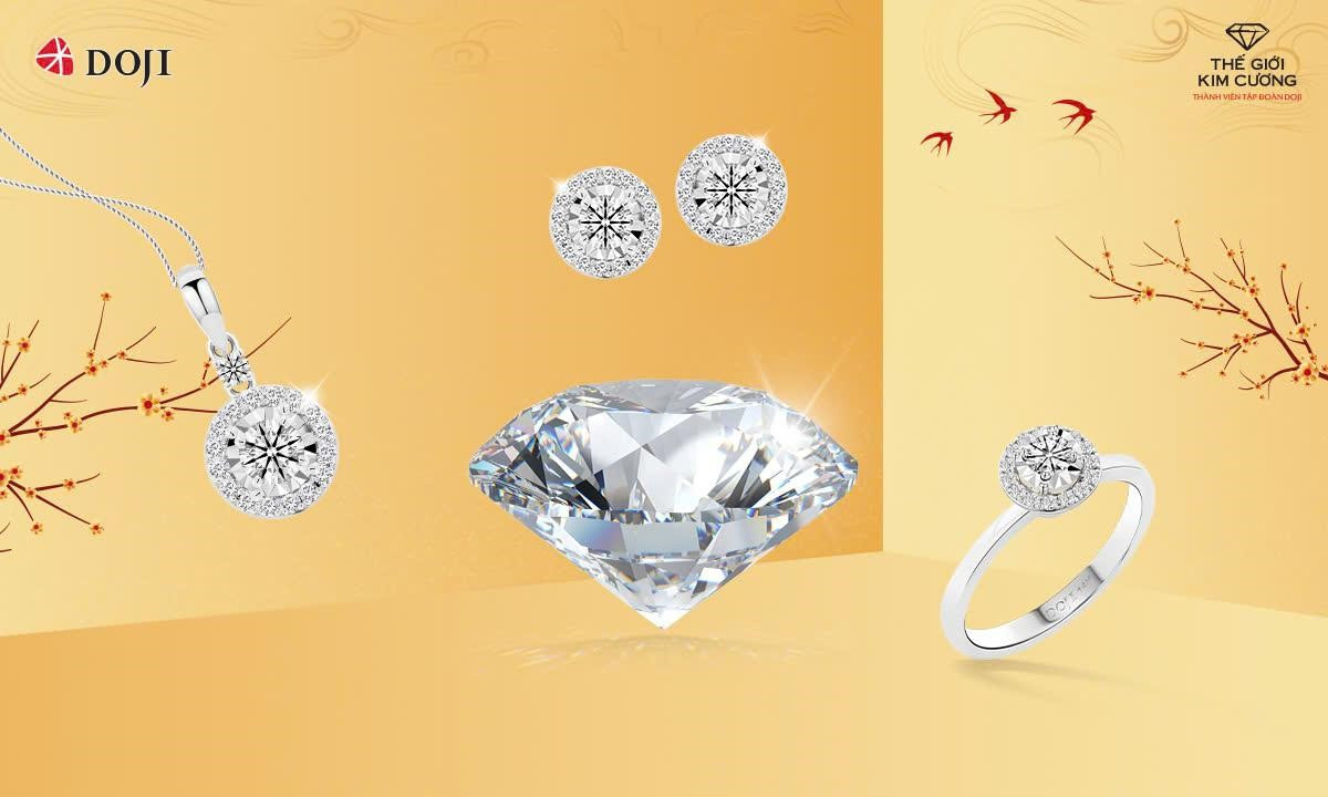 Tân niên xuân sắc, đón tài lộc cùng DOJI và thế giới kim cương Tan nien xuan sac, don tai loc cung DOJI va the gioi kim cuong