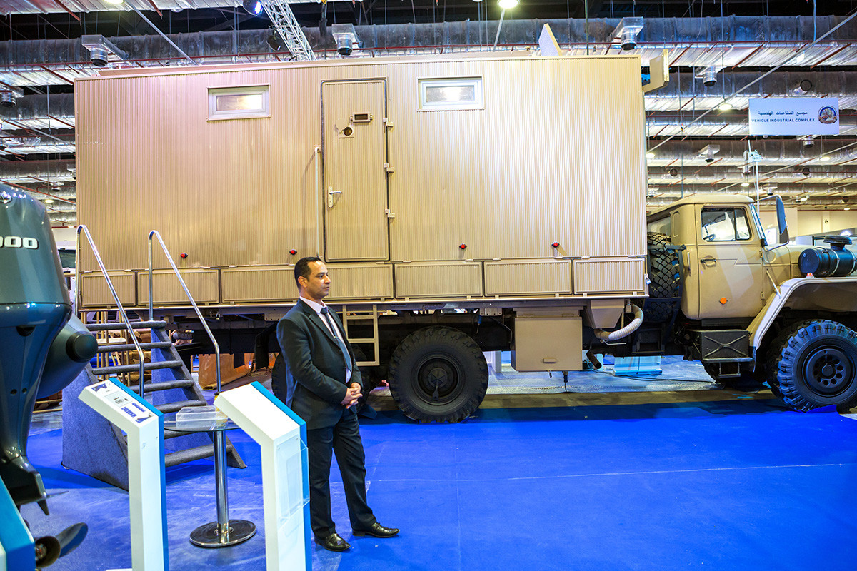 Xe hậu cần được Ai Cập chế tạo trên khung gầm Ural-4320 có thể dùng để sinh hoạt cho ít nhất 10 sĩ quan - binh sĩ với giường nằm, bếp núc. Nguồn ảnh: Marina Lystseva