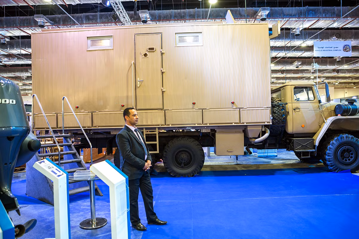 Xe hậu cần được Ai Cập chế tạo trên khung gầm Ural-4320 có thể dùng để sinh hoạt cho ít nhất 10 sĩ quan - binh sĩ với giường nằm, bếp núc. Nguồn ảnh: Marina Lystseva