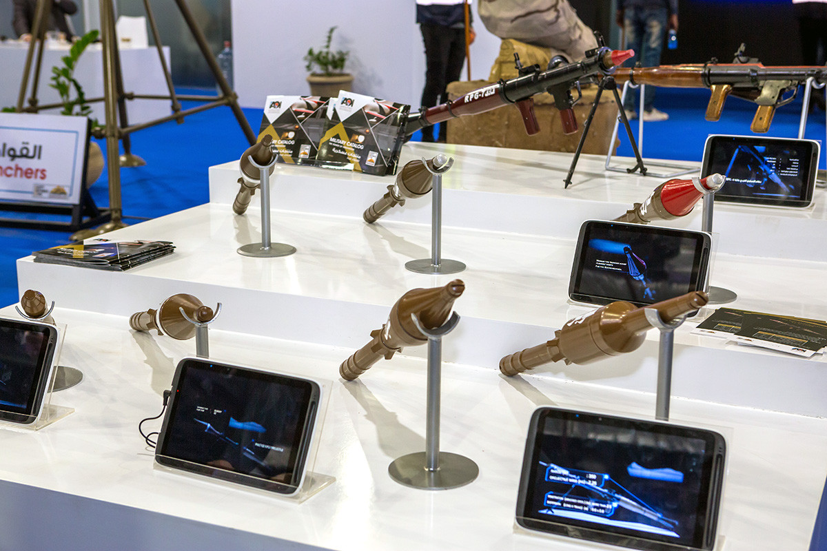 Các loại đạn súng chống tăng RPG-7 được Ai Cập sản xuất. Nguồn ảnh: Marina Lystseva